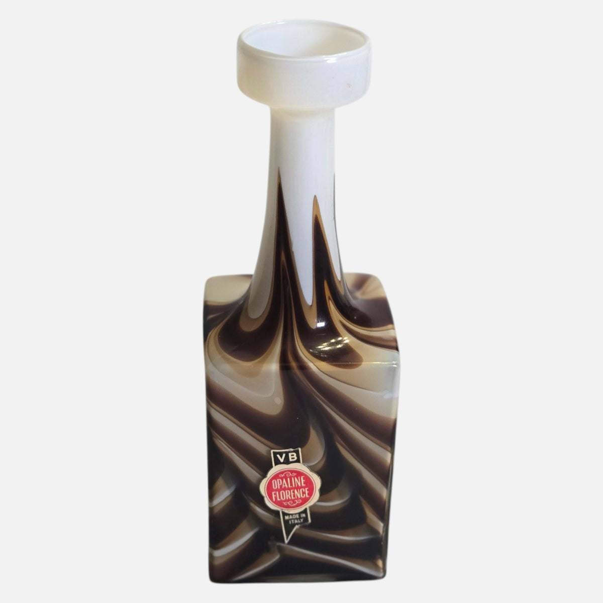 Opaline VB Florence Chocolate/Carmel/White Vase - Multi