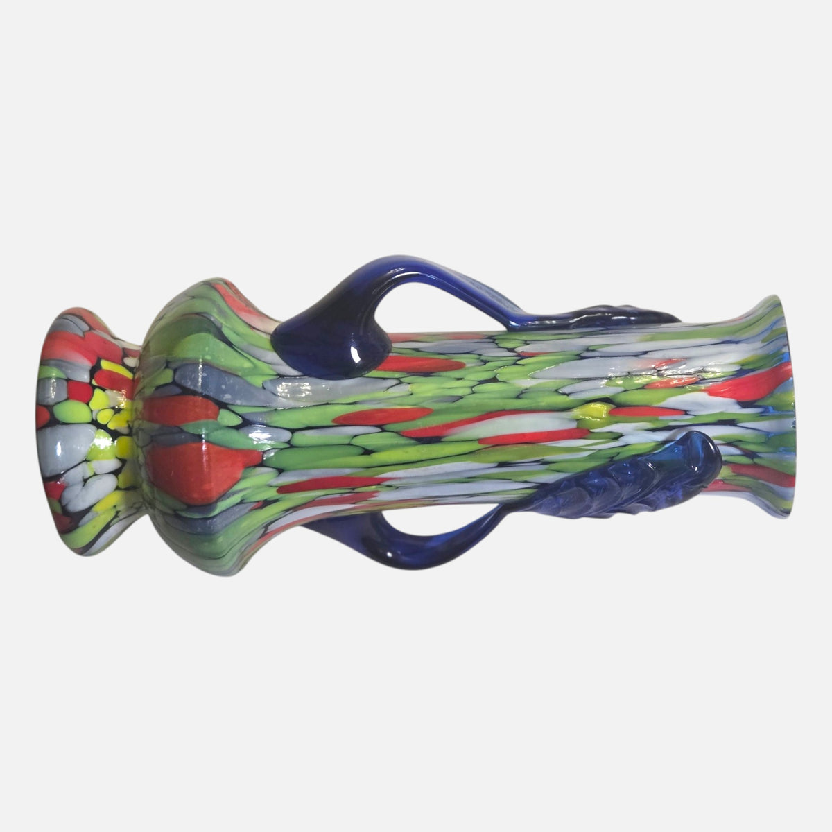 Murano Multi Coloured Pattern Vase - Multi