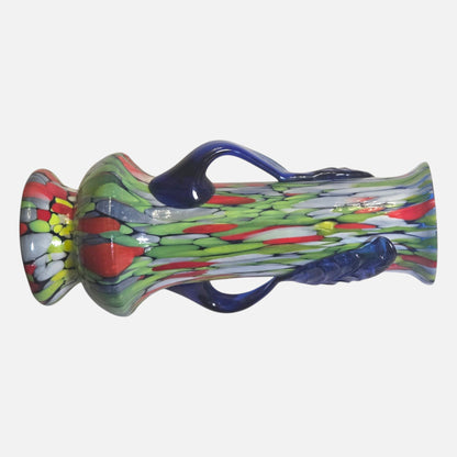 Murano Multi Coloured Pattern Vase - Multi