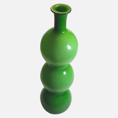 Empoli Vintage Green Genie Bubble Design Bottle - Green