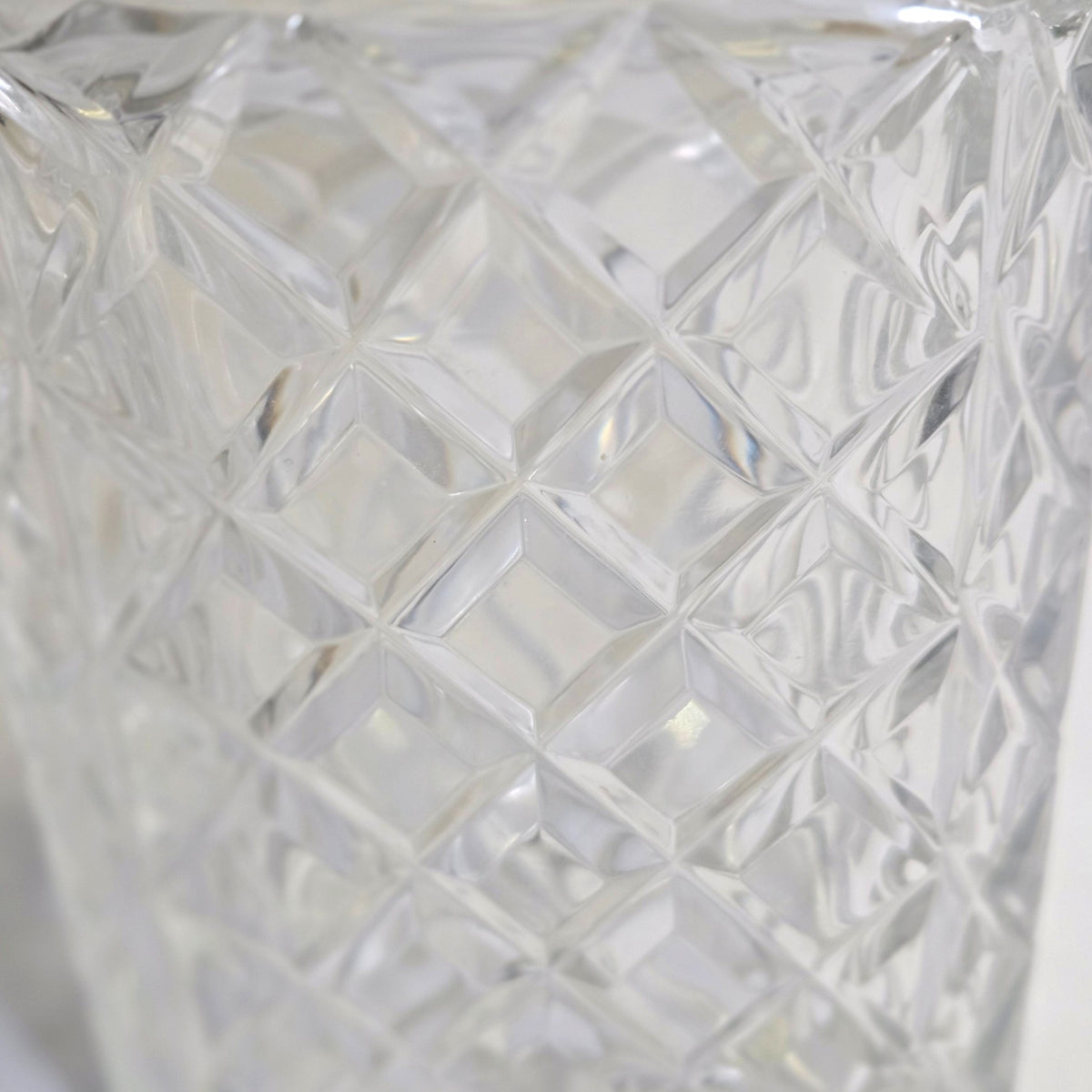 Crystal Czechoslovakian Vintage Decanter - Clear Glass