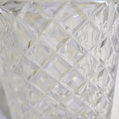 Crystal Czechoslovakian Vintage Decanter - Clear Glass