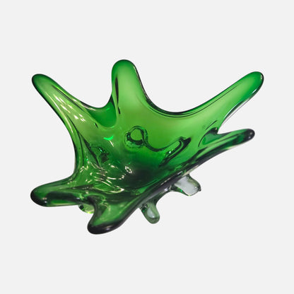 Murano Large Green Centrepiece Bowl - Green