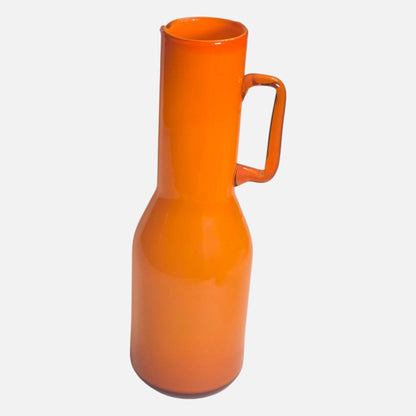 Opaline Three Orange Jugs - Orange
