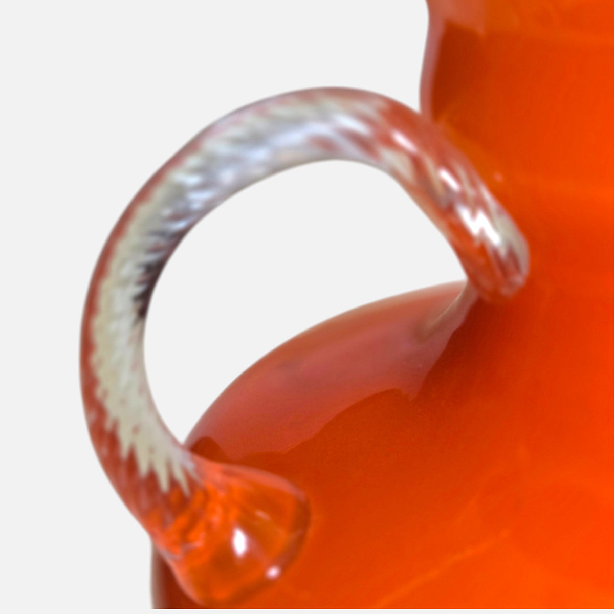 Empoli Vintage Orange Two Handle Jug - Orange
