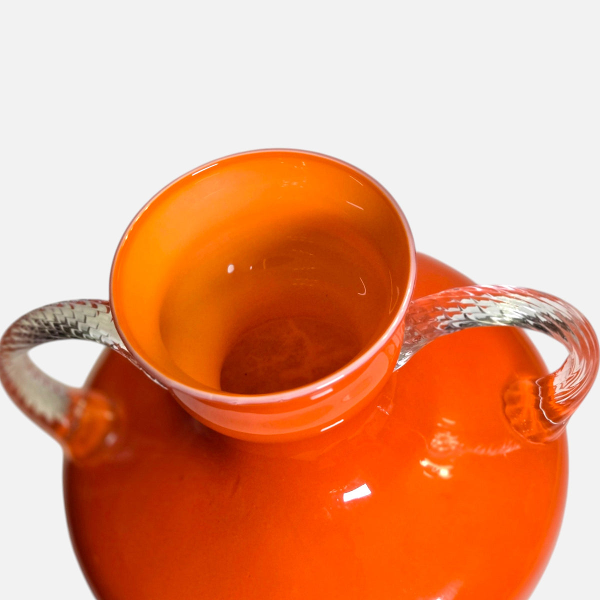 Empoli Vintage Orange Two Handle Jug - Orange