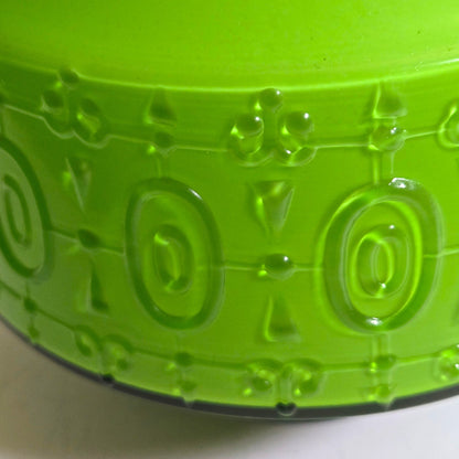 Empoli Pair Of Green And Orange Glass Jugs - Green/Orange