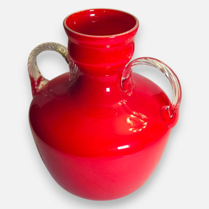 Empoli Vintage Red Two Handle Jug - Red