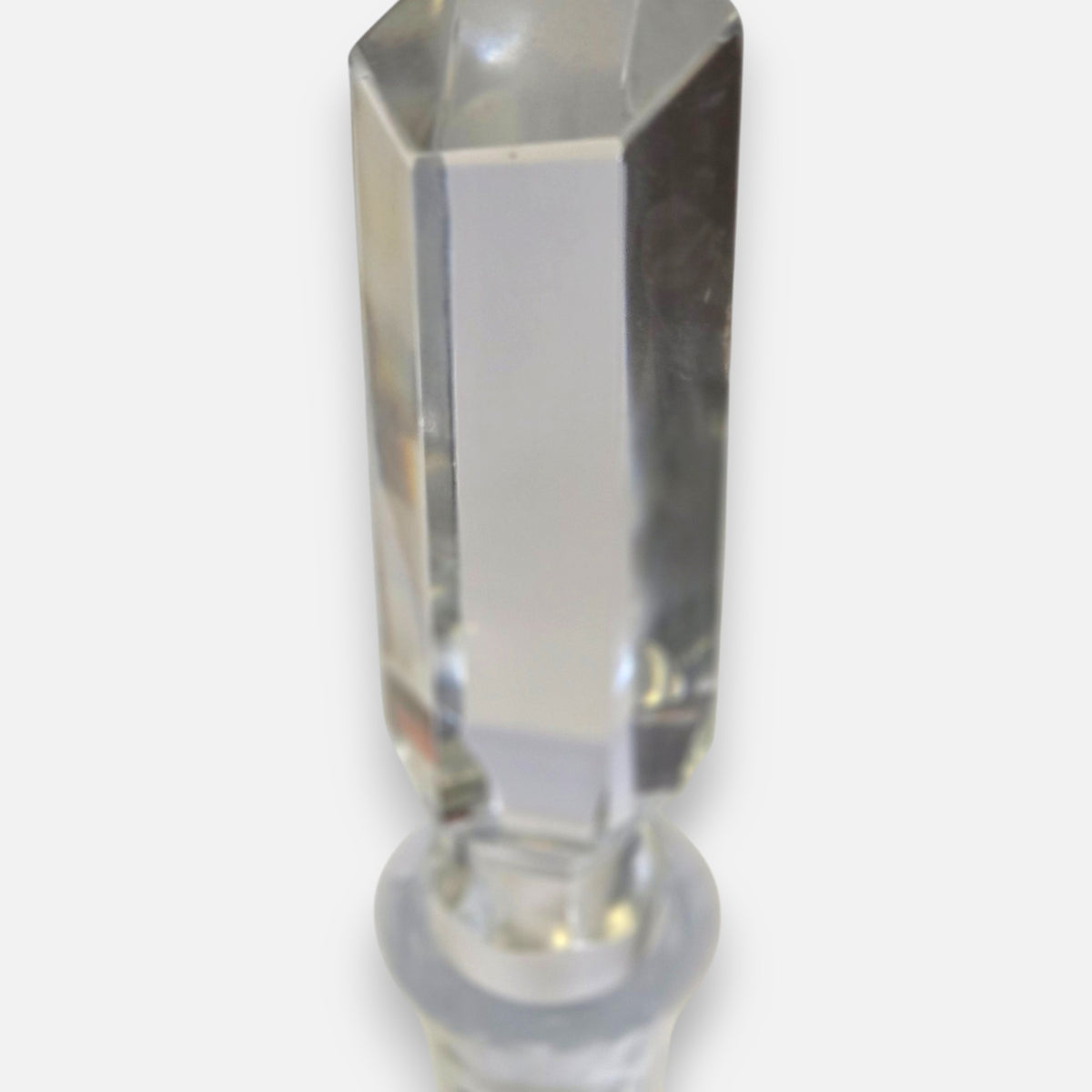 Bohemia Vintage Pair Crystal Decanters - Clear