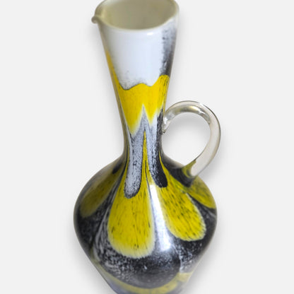 Opaline Vintage 3 Glass Jugs Green/orange/Yellow - Multi