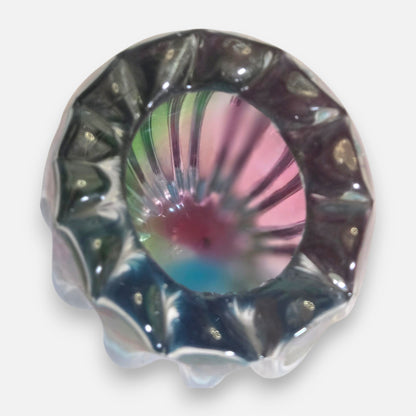 Sanyu Vintage Rainbow Colour Glass Vase - Multi