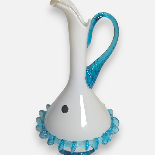 Empoli Blue And White Pitcher/Jug - White/Blue