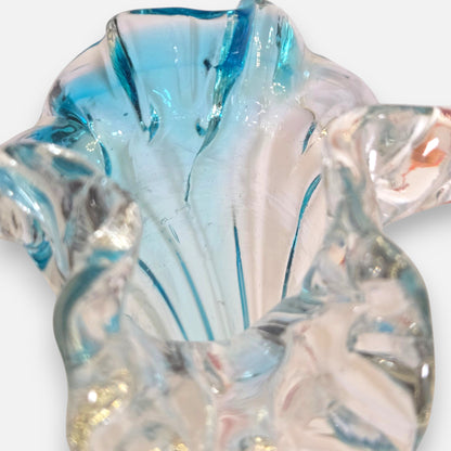 Murano Glass Red And Blue Fish Vases - Red/Blue