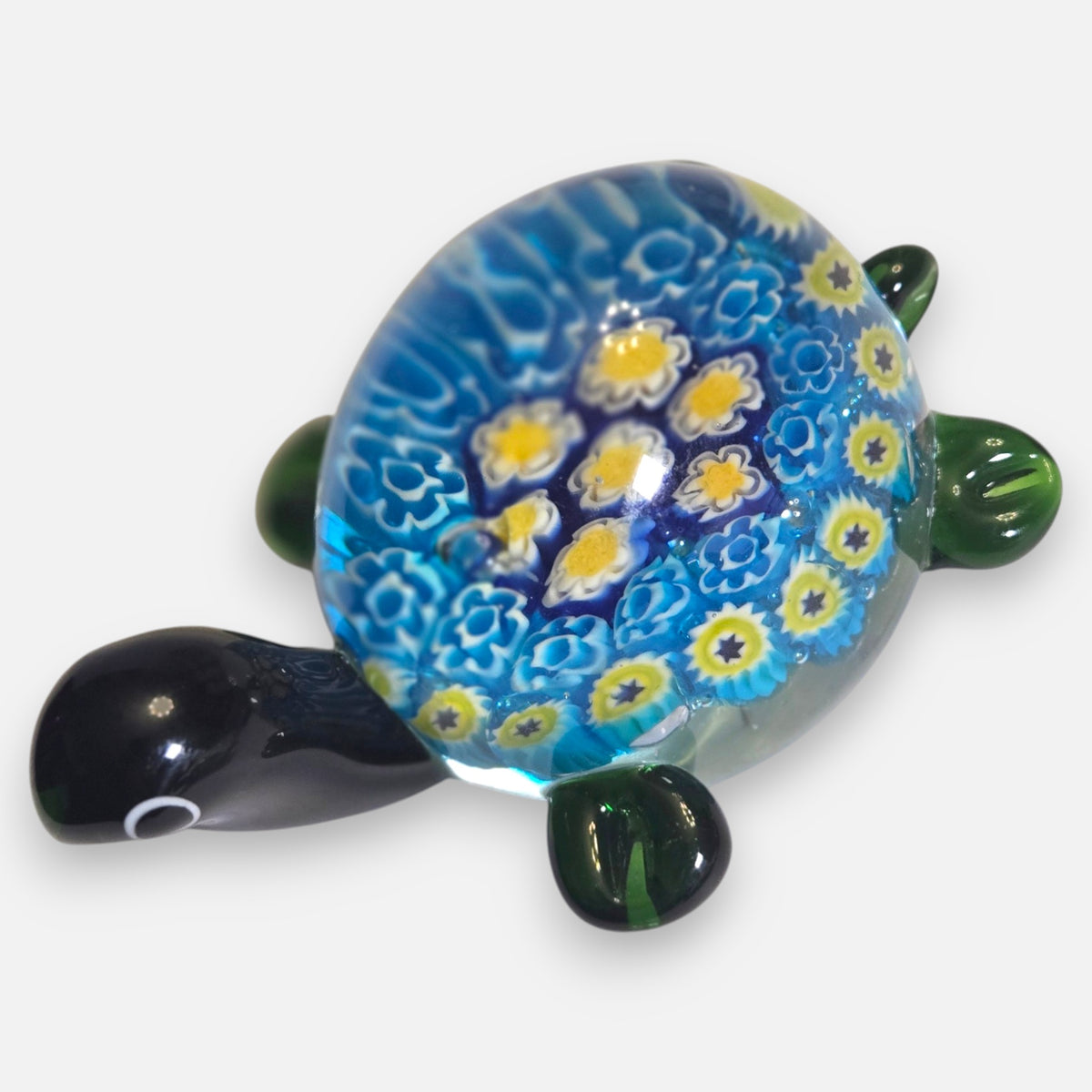 Murano Glass Turtles Paperweights - Multi