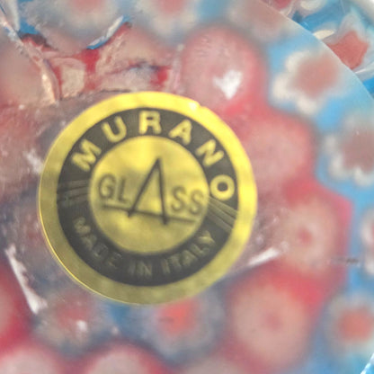 Murano Vintage Two Blue Paperwieghts  - Multi