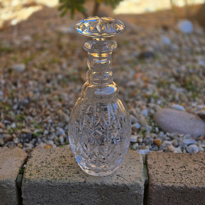 Three Bohemian Crystal Decanters - Clear