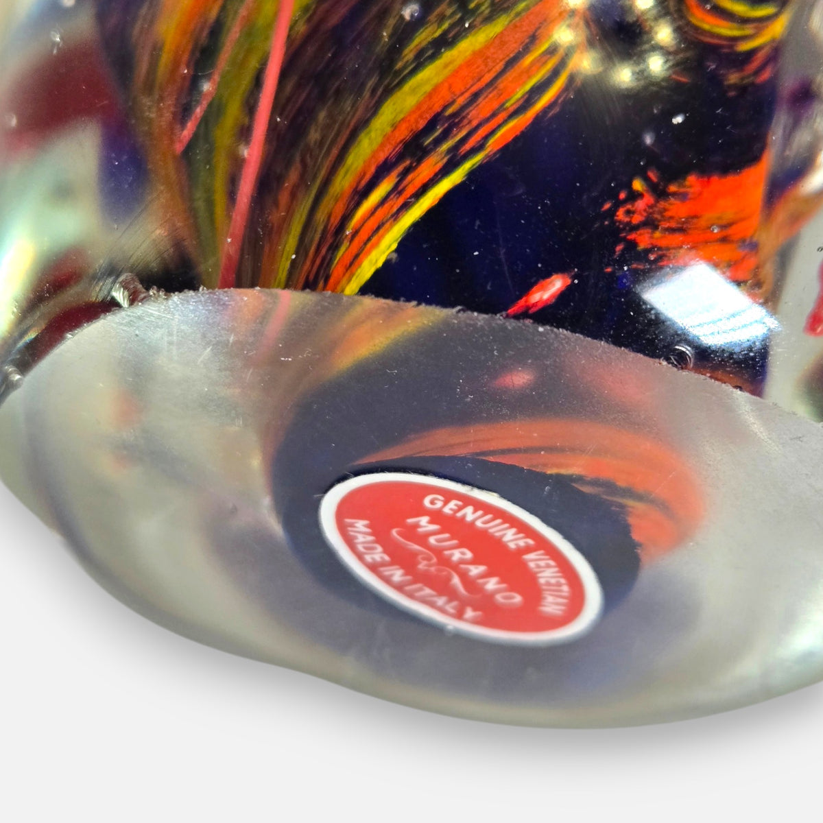 Murano Glass Rounded Aquarium - Multi