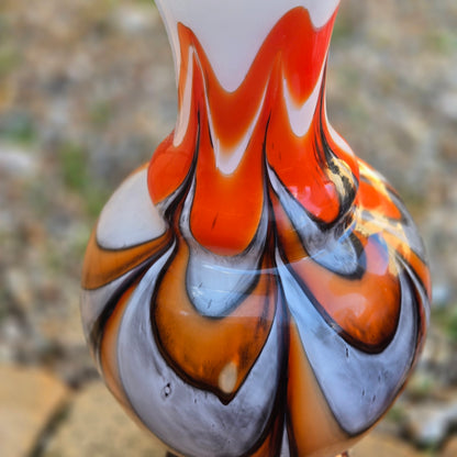 Empoli Opaline Marbled Pattern Vases - Multi