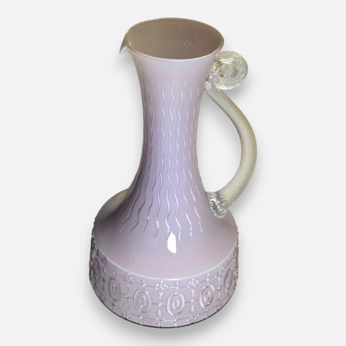 Empoli Vintage Lilac Glass Jug - Liac