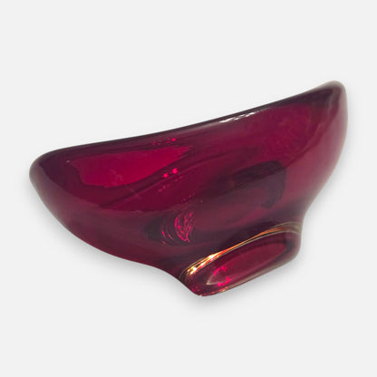 Whitefriars Ruby Red Bowl - Ruby Red