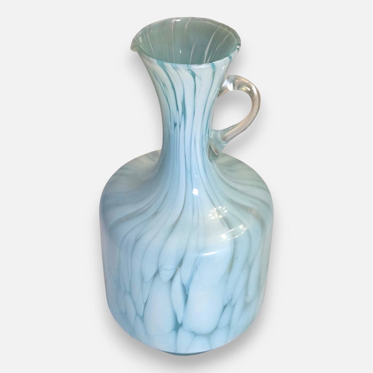 Empoli Blue And Green Glass Jugs/Vases - Blue/Green