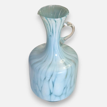 Empoli Blue And Green Glass Jugs/Vases - Blue/Green