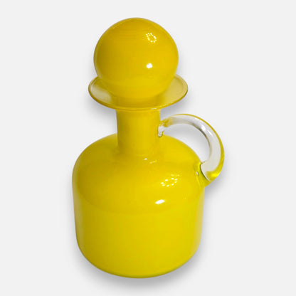 Otto Brauer Yellow Decanter Bottle - Yellow