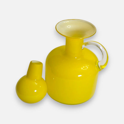Otto Brauer Yellow Decanter Bottle - Yellow