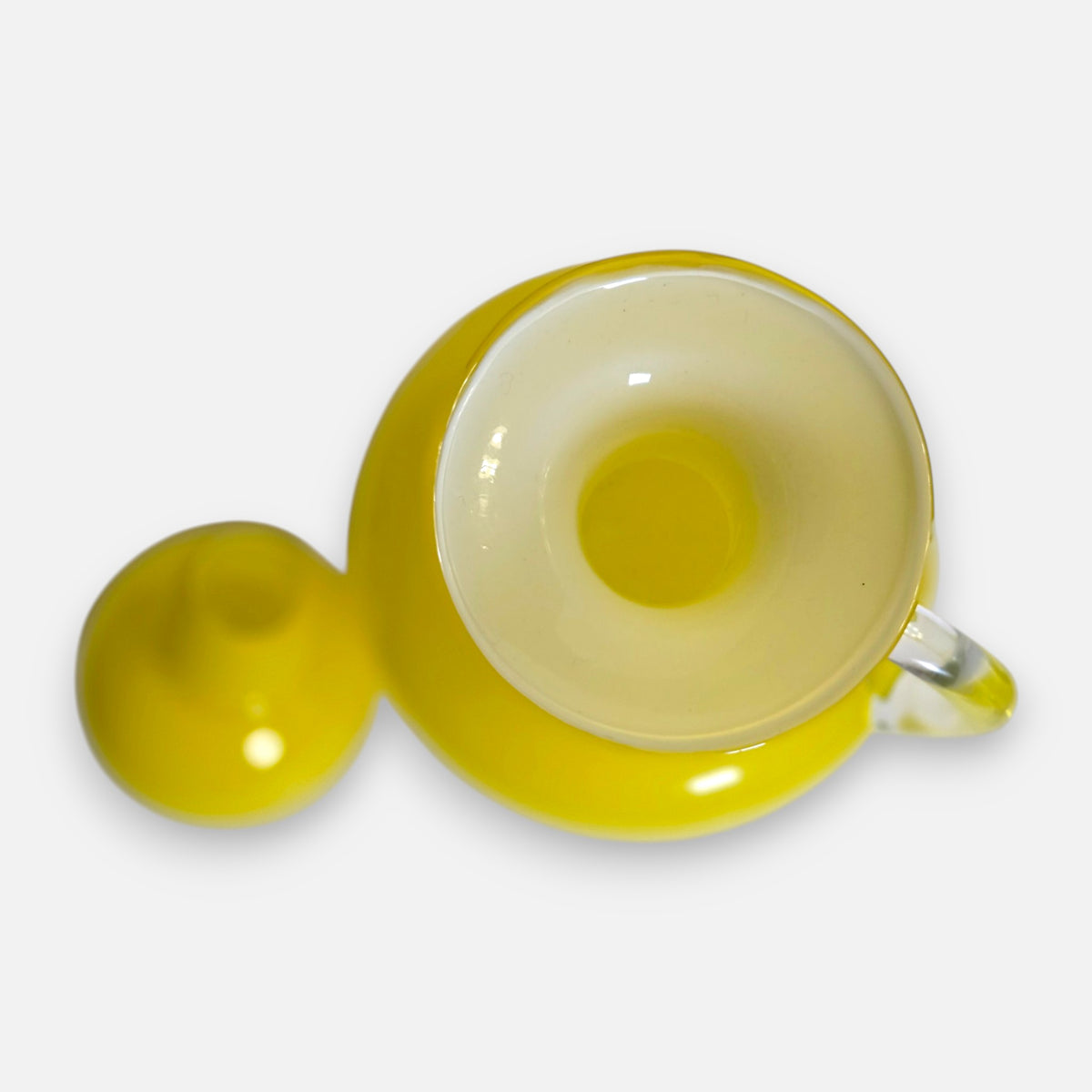 Otto Brauer Yellow Decanter Bottle - Yellow