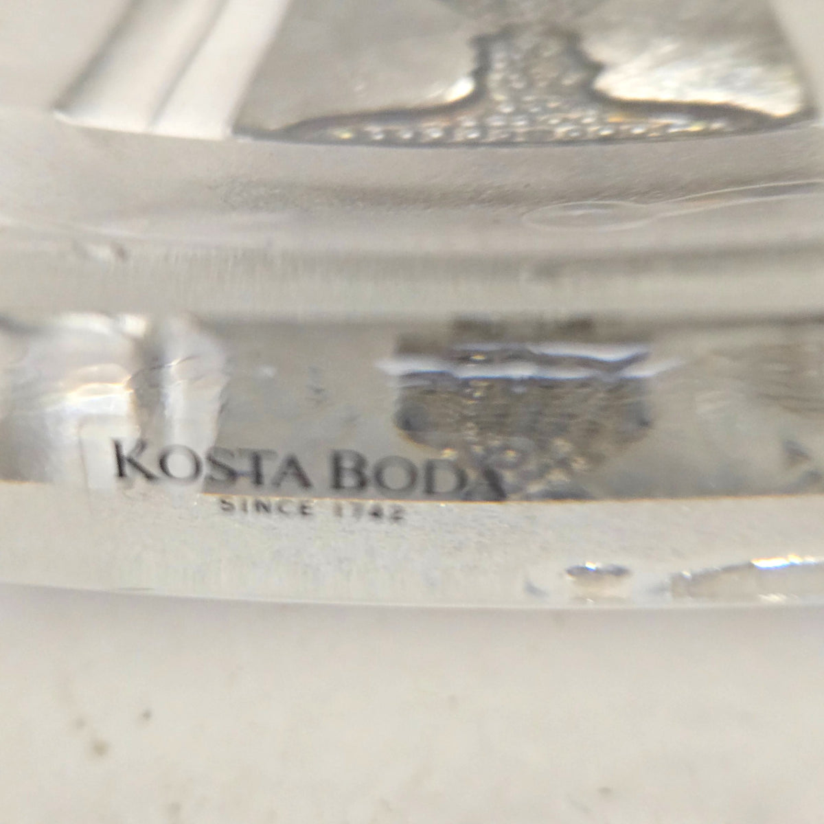 Kosta Boda Trio Crystal Square Dishes - Clear