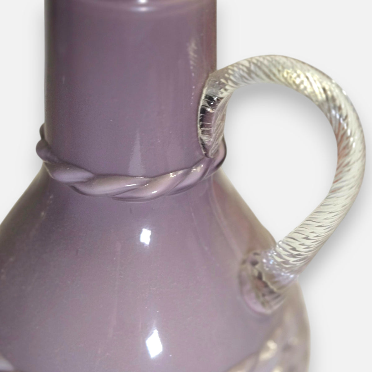 Empoli Lilac/Lavender Glass Jugs - Lilac/Lavender