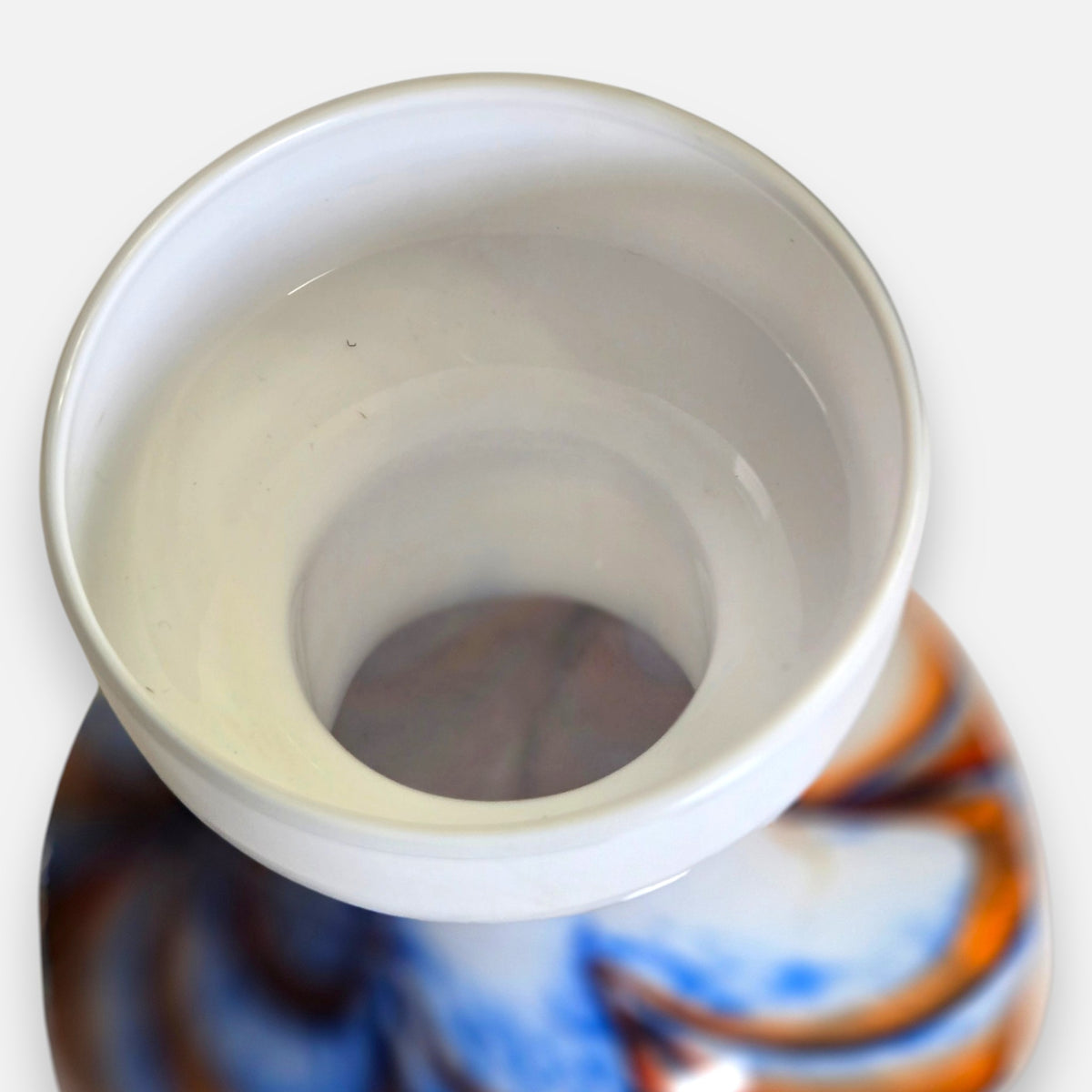 Empoli Multi Coloured Swirled Glass Jug/Vase - Multi