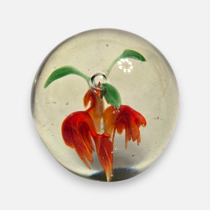 Vintage Glass Three Paperweights - Multi