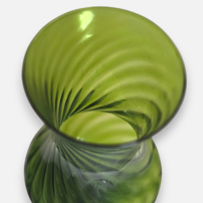 Empoli Large Olive Green Glass Vase - Olive Green