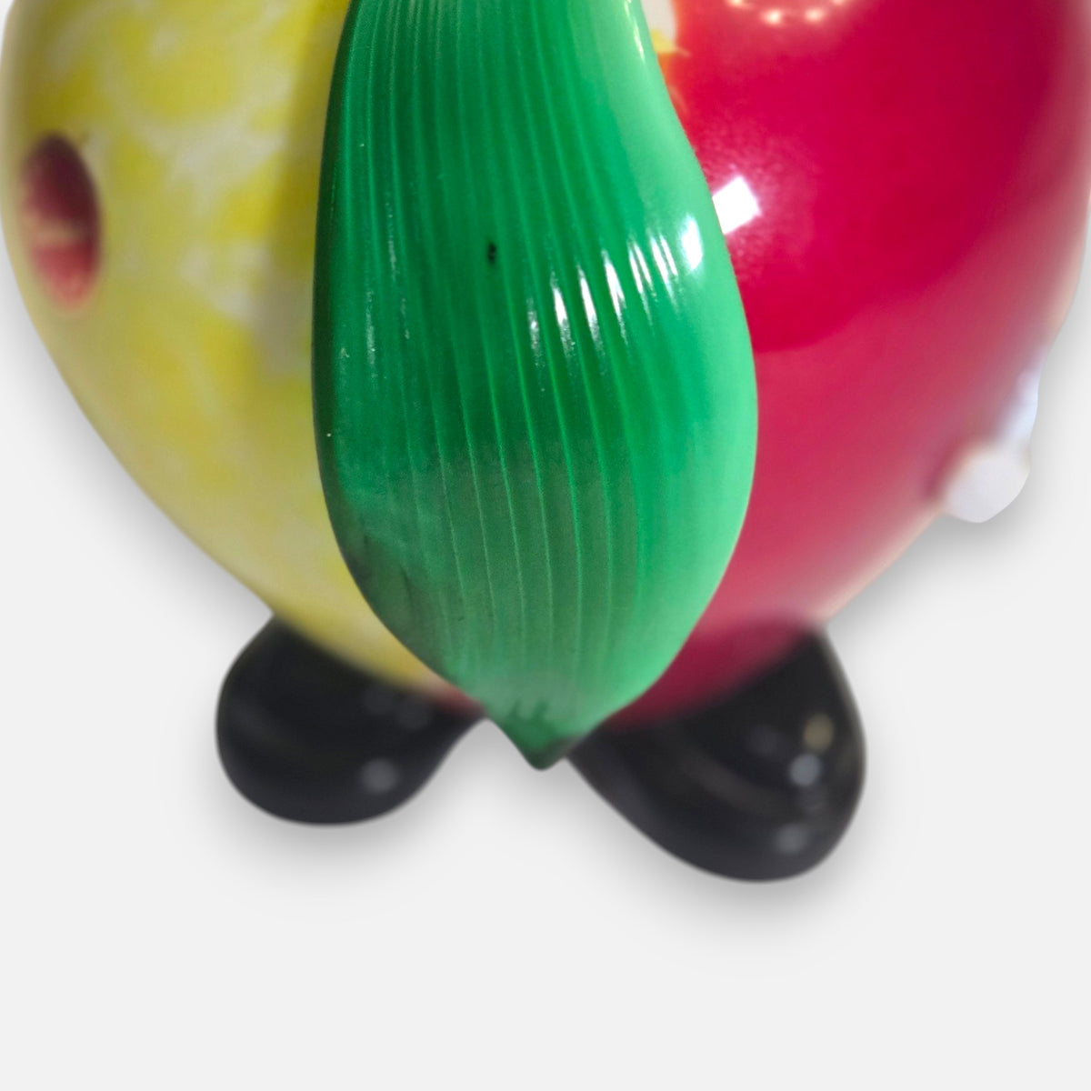Murano Yellow/Red/Green Glass Clown - Multi