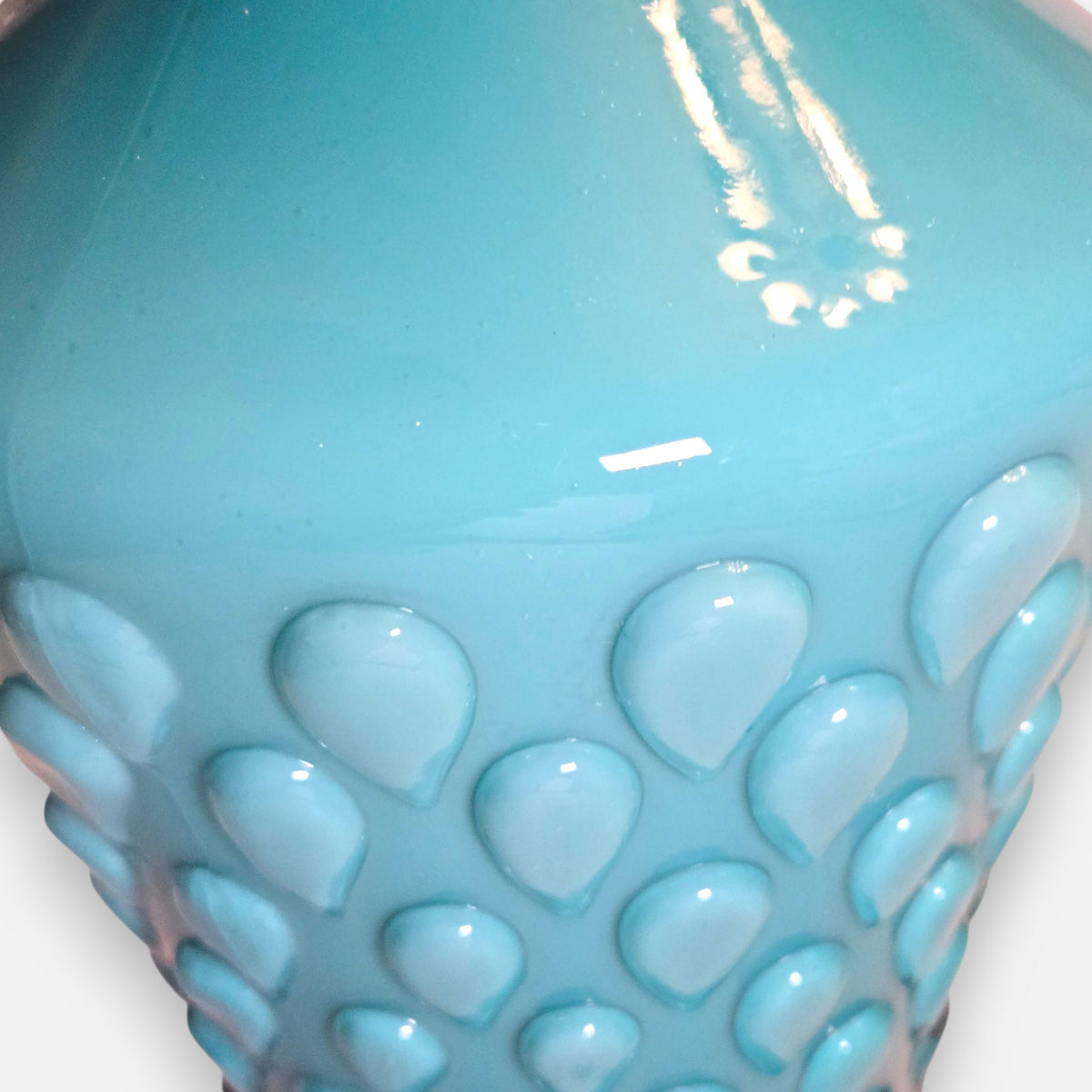 Empoli Vintage Turquoise Blue Glass Jug - Turquoise Blue