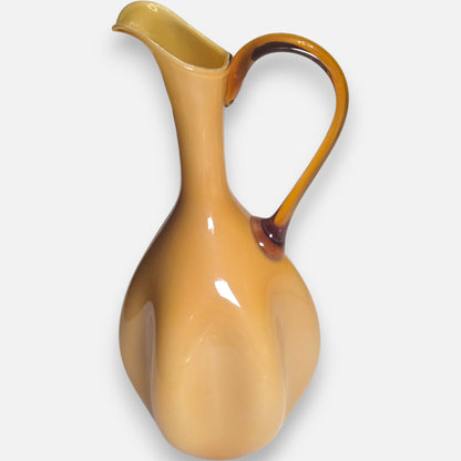Empoli Vintage Butterscotch Caramel Glass Jug - Butterscotch