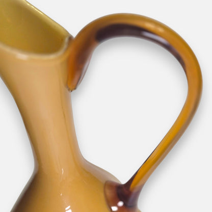Empoli Vintage Butterscotch Caramel Glass Jug - Butterscotch