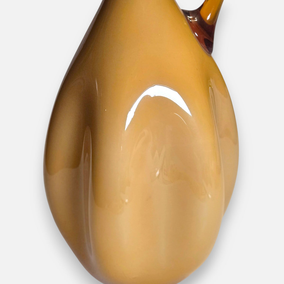 Empoli Vintage Butterscotch Caramel Glass Jug - Butterscotch