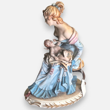 Capodimonte Porcelain Italian Figurine - Multi