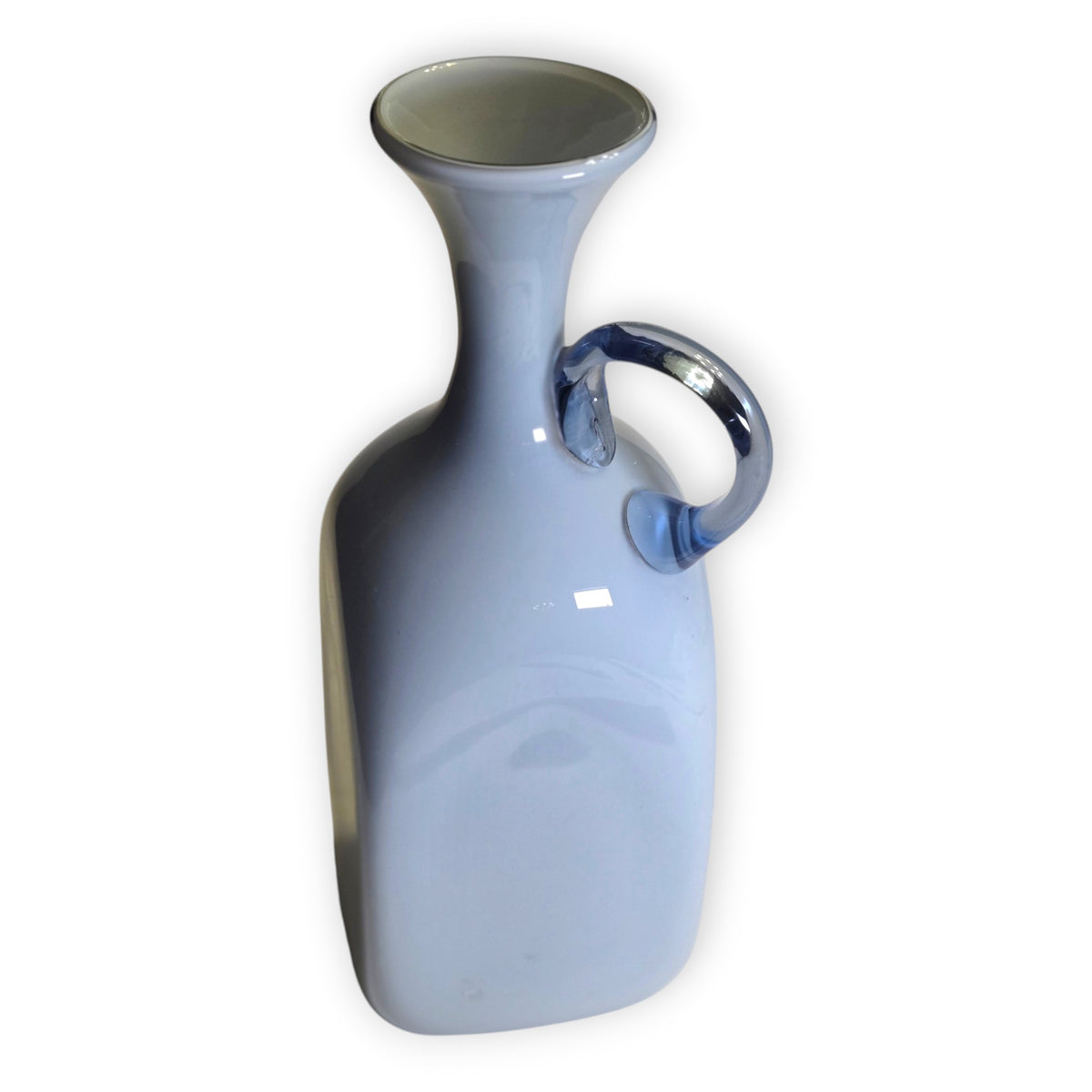 Empoli Vintage Powder Sky Blue Square Glass Jug - Powder Blue
