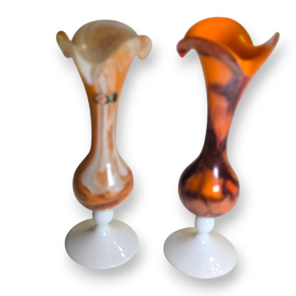 Vetreria Barbieri Opaline Marble Patern Vases - Multi