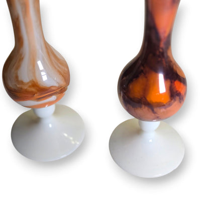 Vetreria Barbieri Opaline Marble Patern Vases - Multi