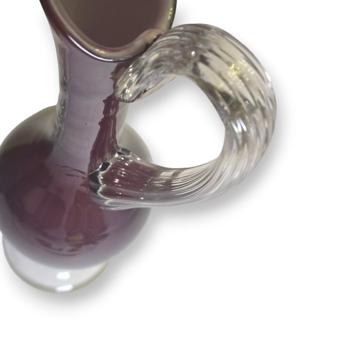 Empoli Vintage Deep Purple Glass Jugs - Purple