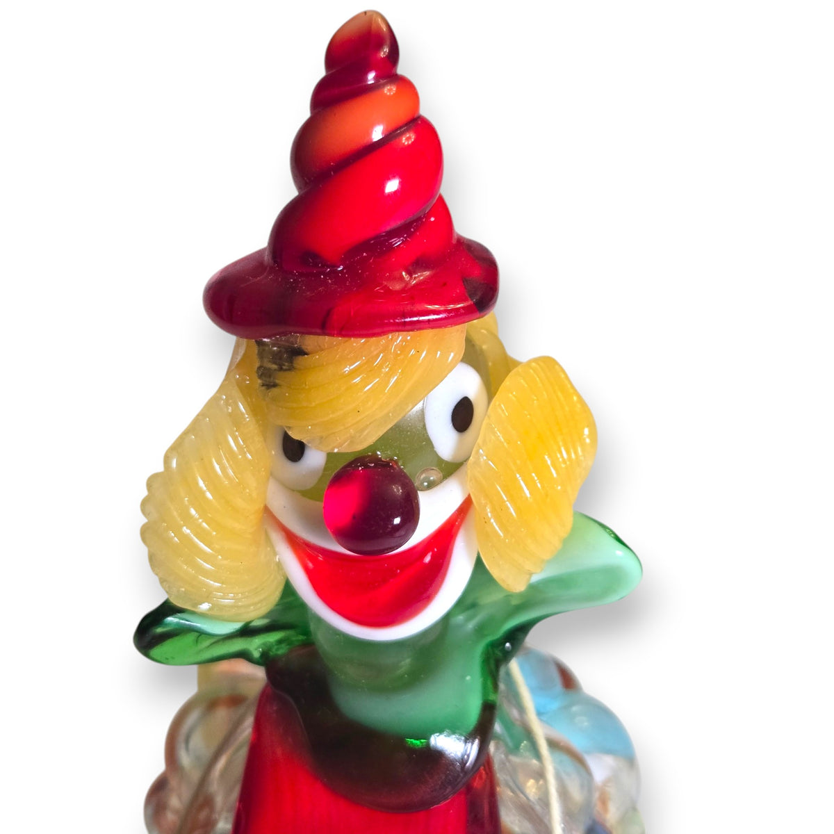 Fratelli Pitau Murano Vintage Grape Shape Glass Clown - Multi