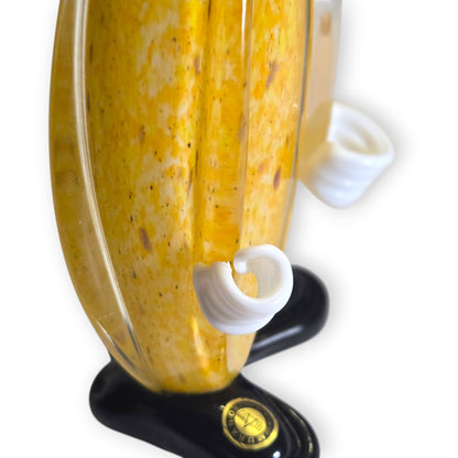 Fratelli Pitau Yellow Banana Glass Clown - Yellow