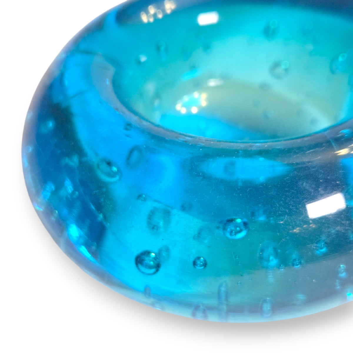 Riihimaen Lasi Blue Glass Bowls - Blue