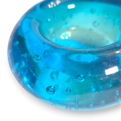 Riihimaen Lasi Blue Glass Bowls - Blue