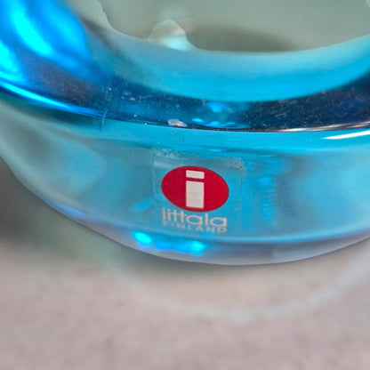 Riihimaen Lasi Blue Glass Bowls - Blue