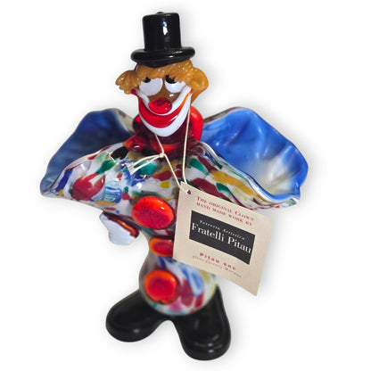 Fratelli Pitau Vintage Multicolour Murano Clown - Multi